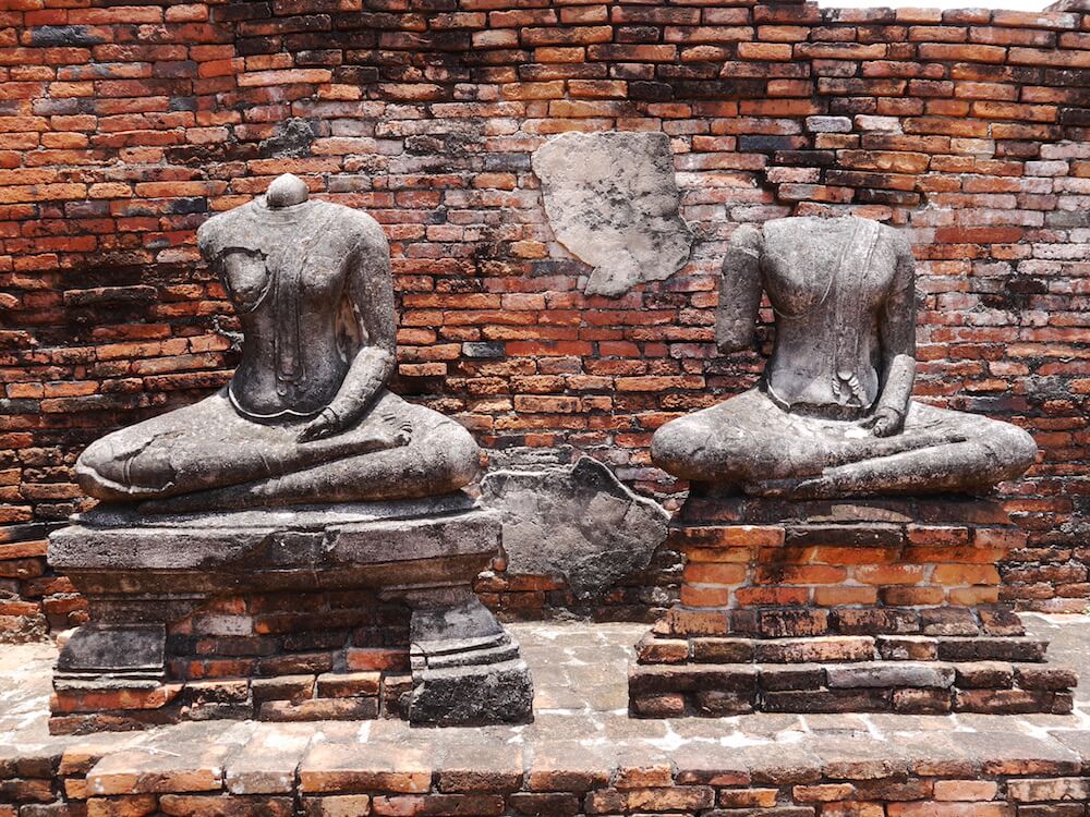 Ayutthaya Statuen