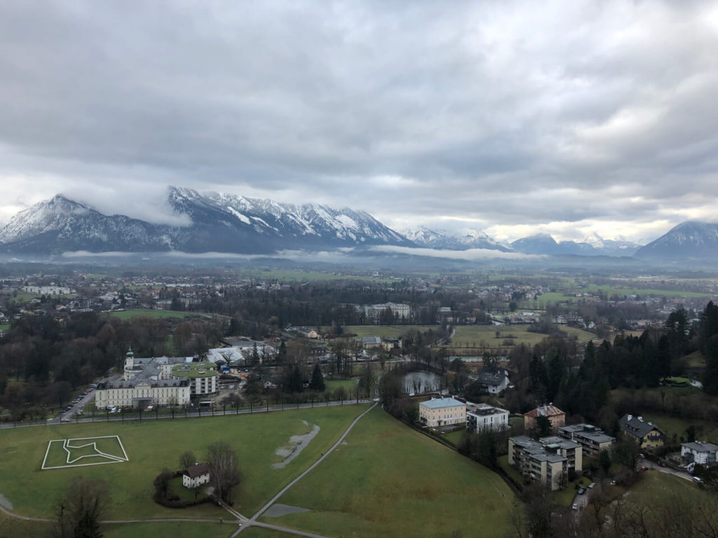 Blick auf die Berge Salzburg