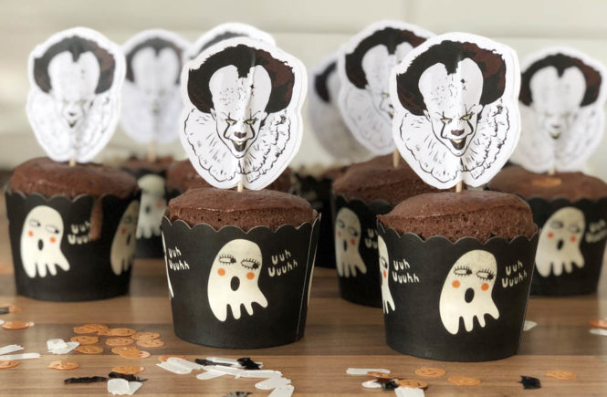 Pennywise Stephen King Halloween Muffins